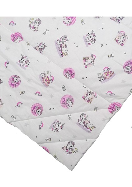 Bebek Oyun Minderi Oyun Halısı Alt Açma Minderi Unicorn Desenli %100 Pamuklu Kumaş fırsatları