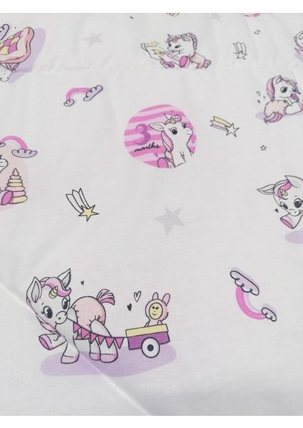 Bebek Oyun Minderi Oyun Halısı Alt Açma Minderi Unicorn Desenli %100 Pamuklu Kumaş indirimleri