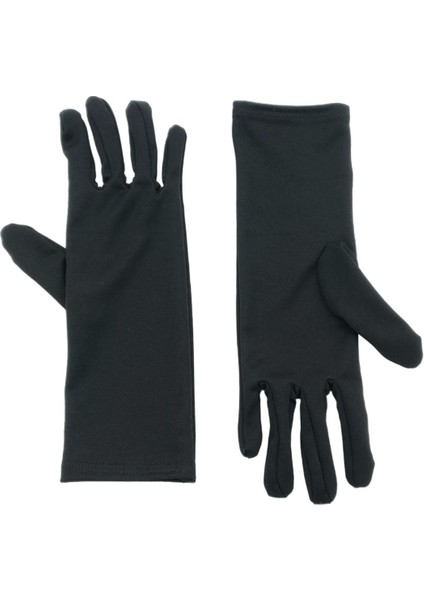 Siyah Uzun Çarşaf Tesettür Eldiveni