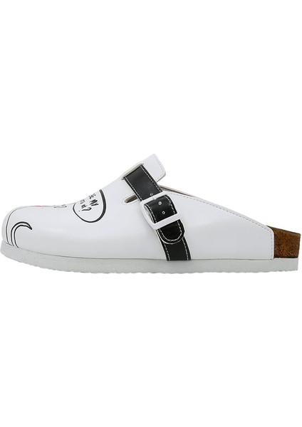 Kadın Vegan Deri Çok Renkli Terlik - Where My Spots At Tasarım