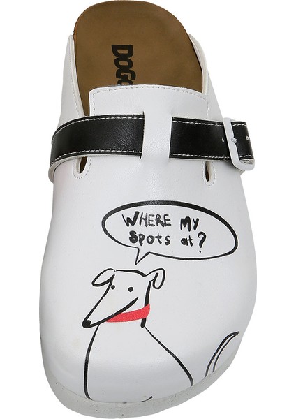 Kadın Vegan Deri Çok Renkli Terlik - Where My Spots At Tasarım