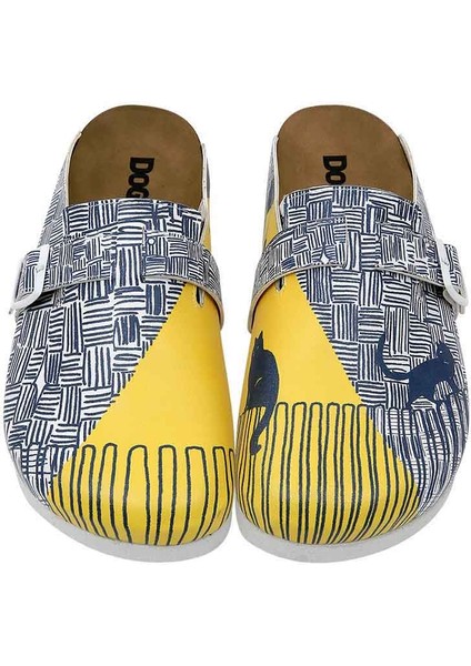 Kadın Vegan Deri Çok Renkli Terlik - Florasancat Tasarım indirimleri