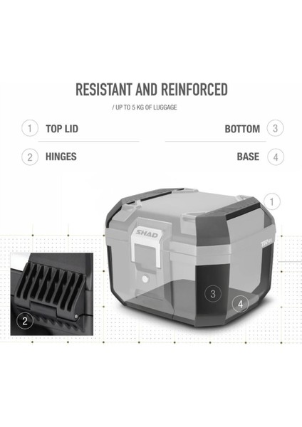 Tr-41 Terra Çanta Topcase Siyah D0TR41100 modelleri