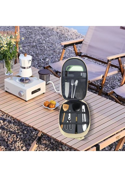 Açık Piknik Seyahat Tencere Taşınabilir Saklama Çantası (Yurt Dışından) modelleri