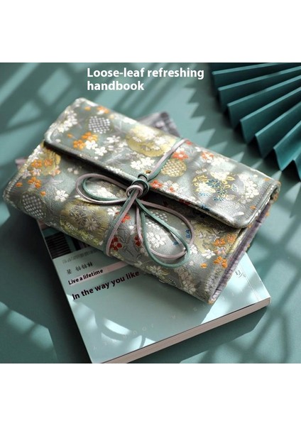 (Ince Modeller) A5 - Jinsei Fasulyesi Yeşil Gevşek Yapraklı El Kitabı [45] Set Genç Kızlar Sevimli El Kitabı Basit Günlük (Yurt Dışından)