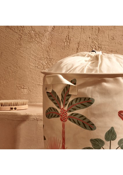 Abstract Safari Ağzı Büzgülü Çamaşır Sepeti Mix 36X40 Cm fiyatları