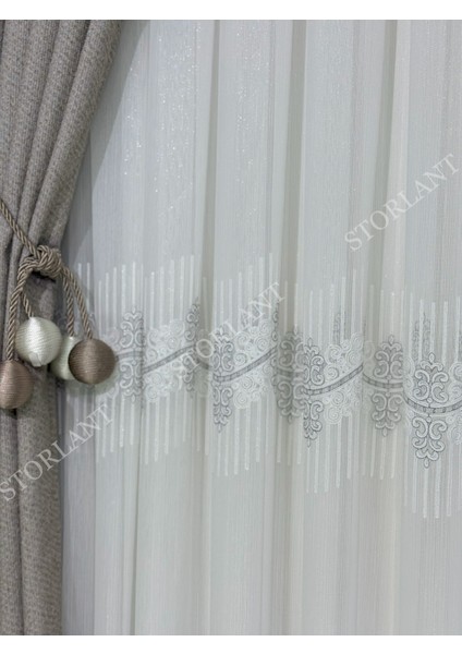 Lina Gri Premium Bambu Gold Tül Perde | Ağır Gramajlı, 1/3 Sık Pileli, Ütü Gerektirmez fiyatları