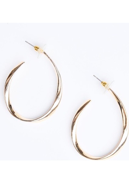 Altın Rengi Zarif Yarım Halka Küpe fiyatları