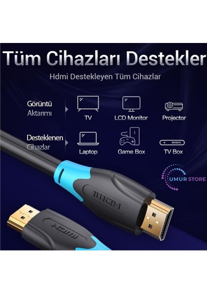 5m HDMI Kablo Full Hd Görüntü 4K fiyatları