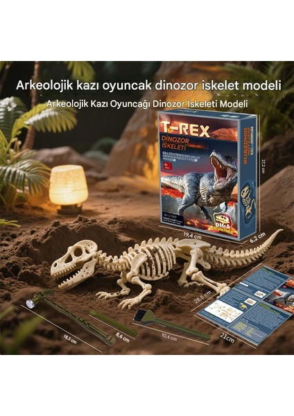 Dinozor Fosili Arkeolojik Kazı Oyuncakları (Yurt Dışından) modelleri