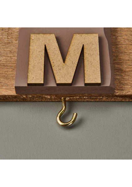 Deco Home Duvar Askısı - Renkli - 35X15 cm fırsatları