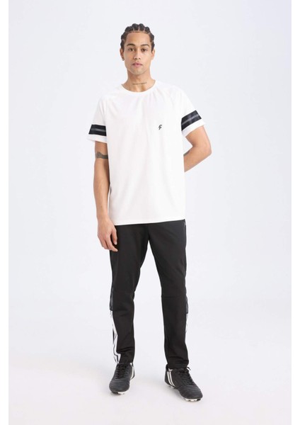 Fit Sporcu Jogger Eşofman Altı Slim Fit Dar Kesim Standart Paça Skuba Dalgıç Kumaş D0670AX24AU modelleri