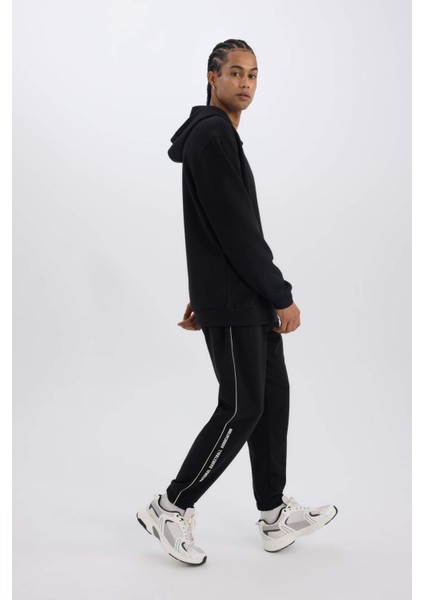 Fit Kalın Jogger Eşofman Altı NBA Wordmark Standart Fit Cepli Esnek Bantlı Paça D3231AX24WN modelleri