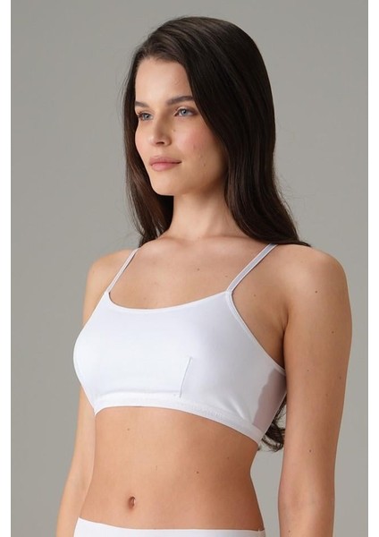 Kadın Balensiz Transparan Sırt Detaylı Sütyen 5623