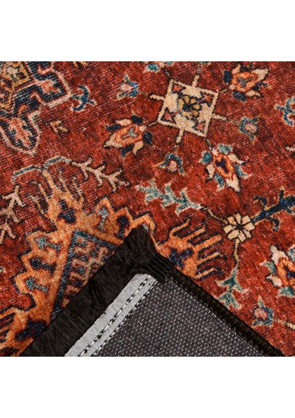 Soft Line Afgan Desenli Halı - Kırmızı - 120X180 cm indirimleri