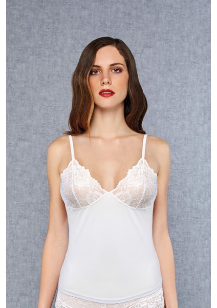 Kadın Dantelli Askılı Atlet 9382 indirimleri