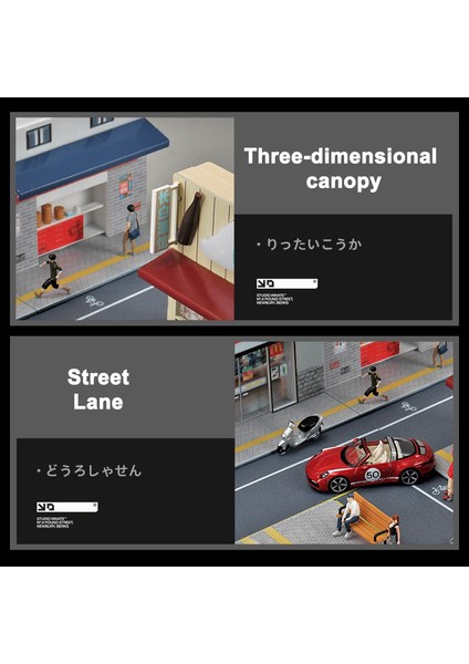 1/64 Taverna Restoranı Modeli Sahne Lamba Versiyonu ile Simülasyon Modeli Sahne Dekorasyon Toplama (Bebekler ve Araba Modelleri Hariç) (Yurt Dışından) modelleri