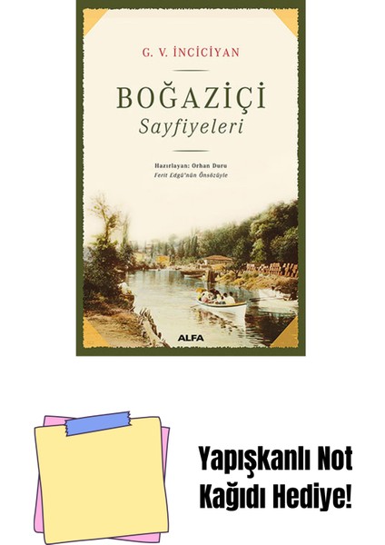 Boğaziçi Sayfiyeleri + Yapışkanlı Not Kağıdı