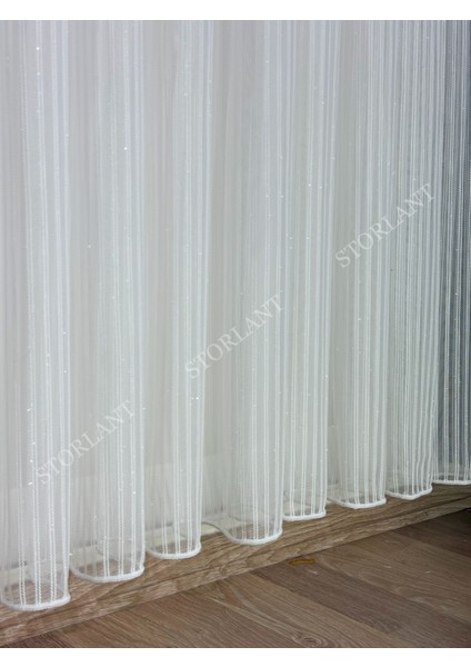 Çift Makarna Burgulu Düz Tül Perde 1/3 Sık Pileli, Ütü Gerektirmez | En Çok Tercih Edilen Model fırsatları