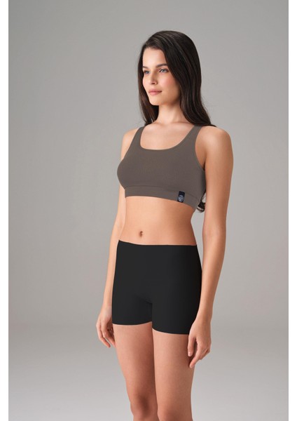 Kadın Viskon Fitilli Kaplı Spor Sütyen 5555 fiyatları