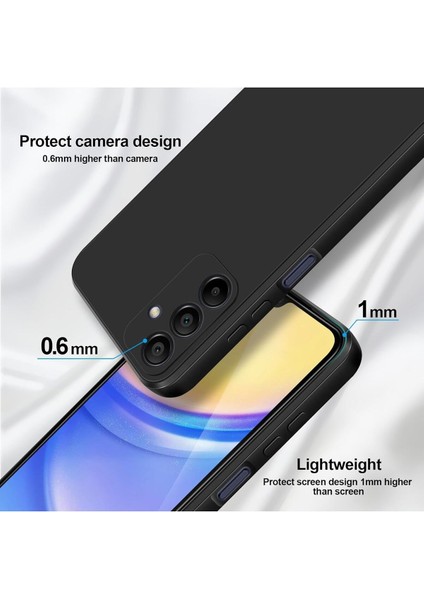 Samsung Galaxy A15 Uyumlu Içi Kadifeli Lüx Kamera Korumalı Lansman Kılıf modelleri
