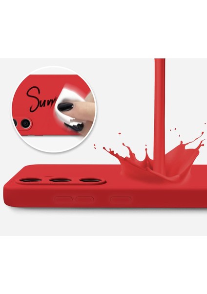 Samsung Galaxy S25 Uyumlu Içi Kadife Kaplı Dışı Yumuşak Renkli Lansman Kılıf