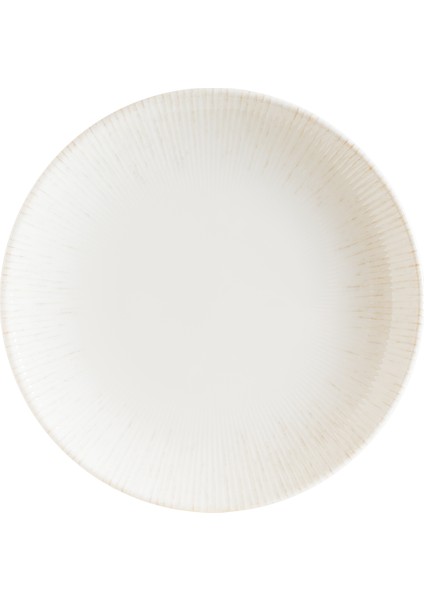 Iris Beige Gourmet 12 Adet 25 cm Porselen Düz Tabak