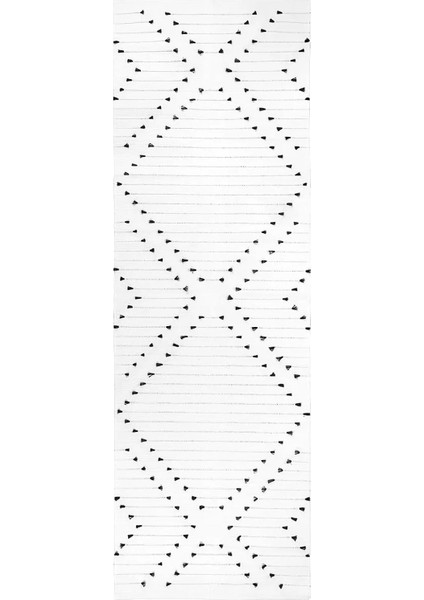 Dijital Kaymaz Yıkanabilir Siyah Beyaz Modern Salon Halısı Mutfak Halısı Yolluk DC-7196 fiyatları