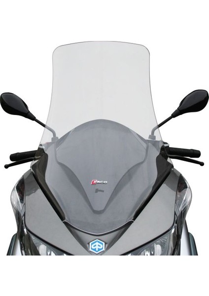 Piaggio X10 350CC Ön Cam Uzun Şeffaf (2013-2016) / Faco