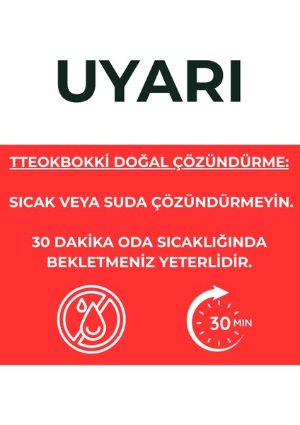 Tteokbokki Kore Pirinç Keki 1 kg indirimleri