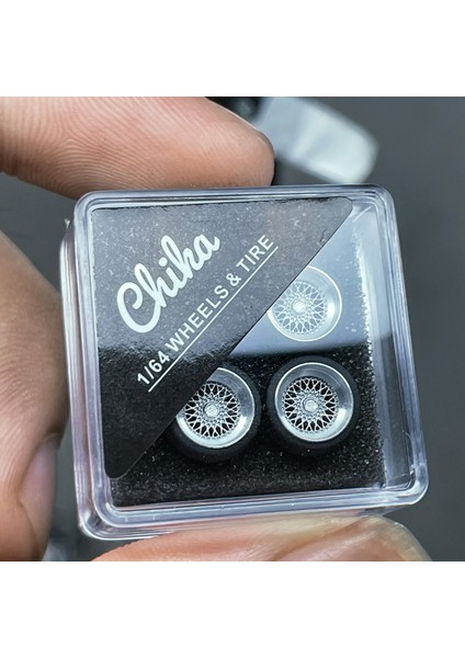 1/64 Chika Tekerlekler Kauçuk Lastikli Model Araba Modifiye Parçaları Hotwheels Tomica Minigt Için Bbs Rs Jdm Vıp (As ile Birlikte Verilir) (Yurt Dışından)