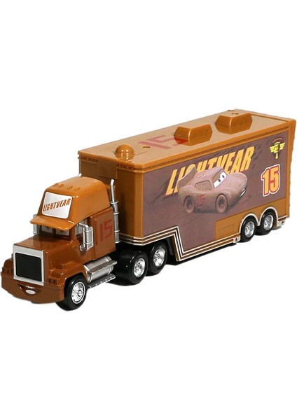 2025 Cars 2 Disney Pixar Car 3 Lightning Mcqueen Mack Uncle Jackson Storm Truck Diecast Dinoco Metal Toys Gift For Children Kids (Yurt Dışından)