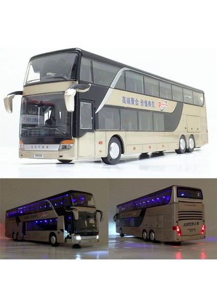 Çocuk Oyuncağı Otobüs Araba Çocuk Döküm Metal Modeli Çocuklar Için Geri Çekin Minyatür Ses Işığı Eğitim Koleksiyonu Hediye (Yurt Dışından) fiyatları