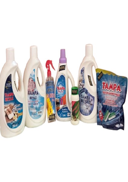 Nrm Tampa Beyaz Temizlik Seti.