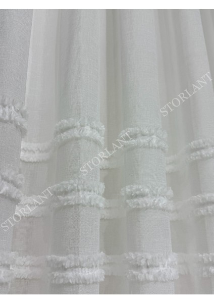 Half Yatay Keten Tül Perde | Ağır Gramajlı, 1/3 Sık Pileli, Ütü Gerektirmez fırsatları