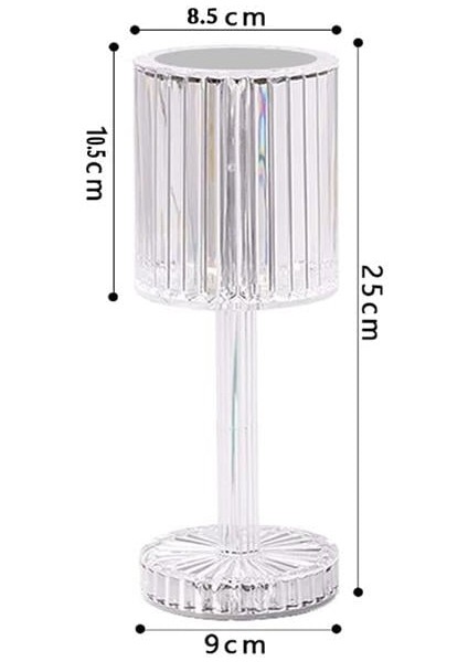 Powermaster HA-1788 Dekoratif Rgb Led'li Ambiyans Masa Gece Lambası Şarjlı Dokunmatik Tuşlu fiyatları