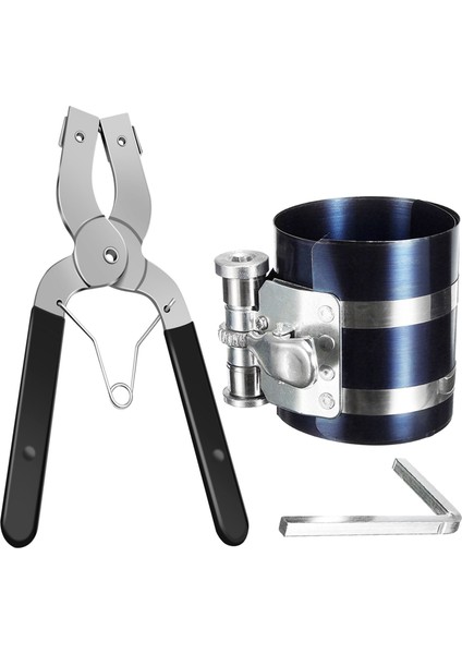 Piston Halkası Kompresörü Aracı Araba Motoru Piston Halkası Takıcı Sökme Ayarlanabilir Boyutlar 2-1/8 Inç Ila 7 Inç Pense ile (Yurt Dışından) fiyatları