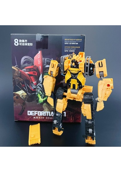 Aoyı 8'i 1 Arada Bmb Dönüşüm Oyuncaklar Ko Stüdyo Serisi Ss Devastator Serin Aksiyon Figürü Çocuk Film Araba Robot Mühendislik Modeli Hediye (Yurt Dışından)