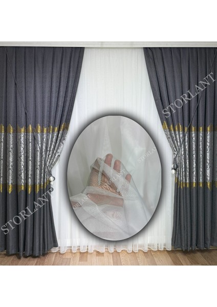 Ttimms Bambu 1/3 Sık Pileli Ütü Gerektirmez Tül Perde - Her Odaya Uygun | En Çok Tercih Edilen Model