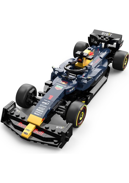 New 1:24 RB19 #1 Racers Speed Champions #11PEREZ Formula Racing Car Building Block Model Assembling Toy Vehicle Bricks Gift (Yurt Dışından)