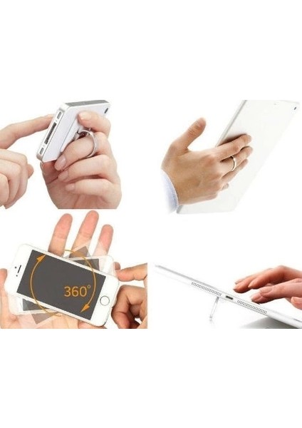 Yüzük Tasarım Telefon Tablet Tutucu Selfie Yüzüğü indirimleri