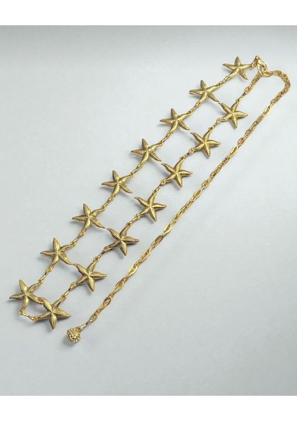 Kadın Orjinal Kararmaz Aksesuar Adedi Fazla Zincir Kemer Bel Kemeri