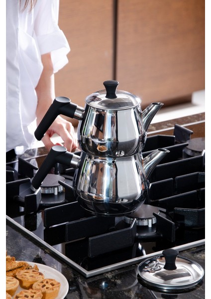 Gina Compact Paslanmaz Çelik Çaydanlık