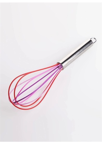 Silikon Çırpıcı Metal Saplı Renkli Çırpma Teli fırsatları
