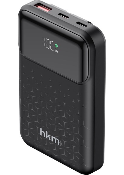 POWER NANO 10.000 Mah 20W, Pd 20W Hızlı Şarj Destekli, Type-C ve Lightning Kablolu Powerbank