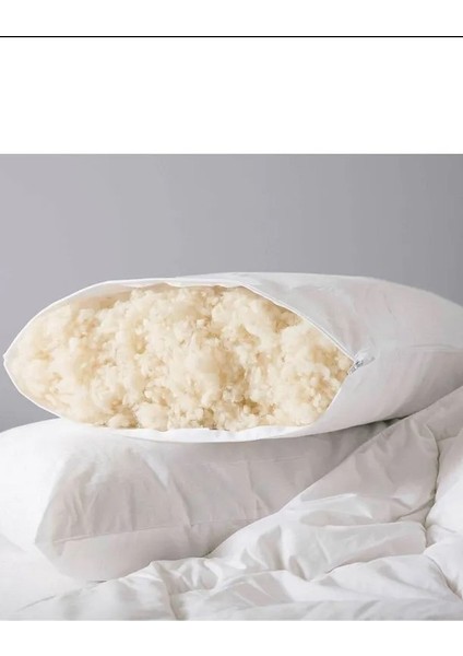 Yün Bebek Yastığı %100 Organik Yün Yastık 82 Tel &100 Pamuk Kumaş 35X45CM 1 Adet modelleri