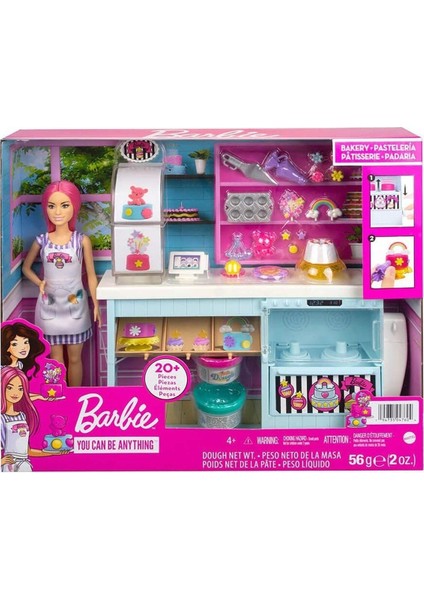 Pasta Dükkanı Oyun Seti 2-9 Yaş Kız Çocuklar İçin Pembe Renkli Eğlenceli Set