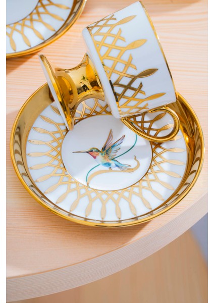 Leoni 6 Kişilik Kahve Fincan Takımı - 90 ml fırsatları