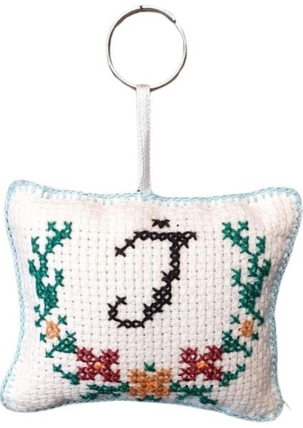 4096 El Yapımı I Harfi Kanaviçe Anahtarlık fiyatları