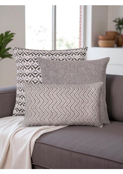 Arion 3'lü Kombin Set Dokuma Kırlent Kılıfı 2 Adet 43X43 1ADET 30X50 modelleri